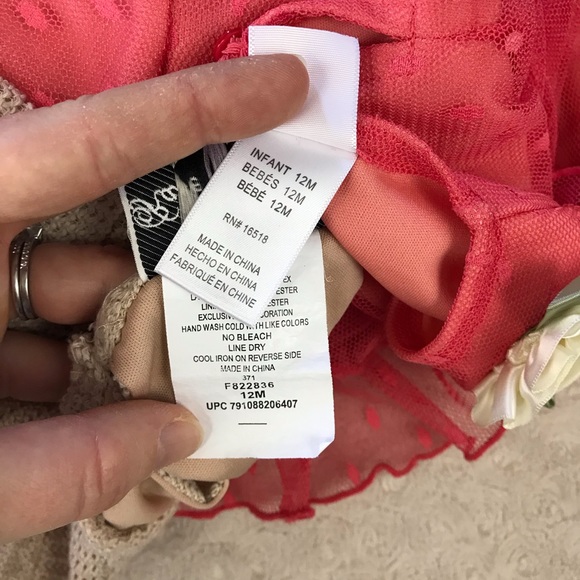 Baby Girl Tops Bundle Frilly Ruffles Lace 12 Month - Picture 9 of 9